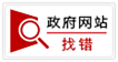 政府网站找错