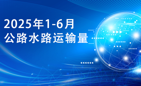2025年1-6月公路水路运输量