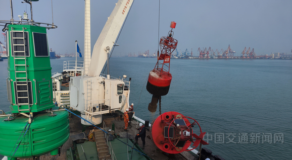北海航海保障中心天津航标处辖区2023年春季换标作业正式启动